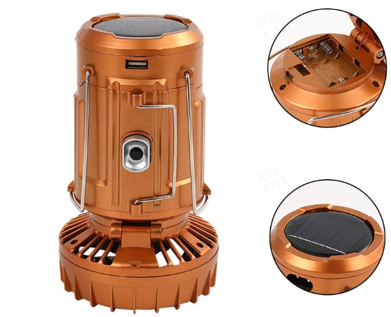 🔥🌲 50 % Rabatt!! Tragbare LED-Camping-Laterne mit Ventilator 💨❄️ – ideal für Zelt, Strand & Werkstatt. Sommer-Breeze & Licht in einem Gerät. ⏳ Nur solange Vorrat reicht!