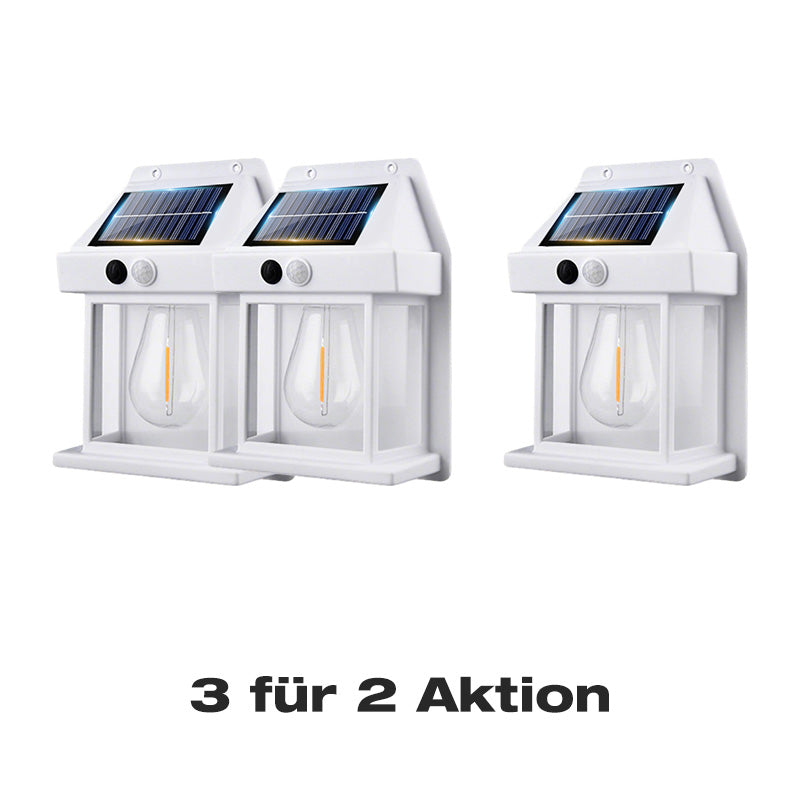 🏠✨ 2 kaufen, 1 gratis! Bewegungs-Sensor Solar-Wandleuchte in Wolfram-Design – automatisch, wetterfest & energieautark. Perfekte Sicherheitsbeleuchtung für Garten und Eingang. 🌞🔋