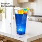 🥤✨ Wasseraktivierter LED-Leuchtbecher mit Strohhalm – Farbwechsellicht für Partys, Bars & Events, langlebig, spülmaschinenfest, sofort leuchtend bei Flüssigkeitskontakt 🌟🎉