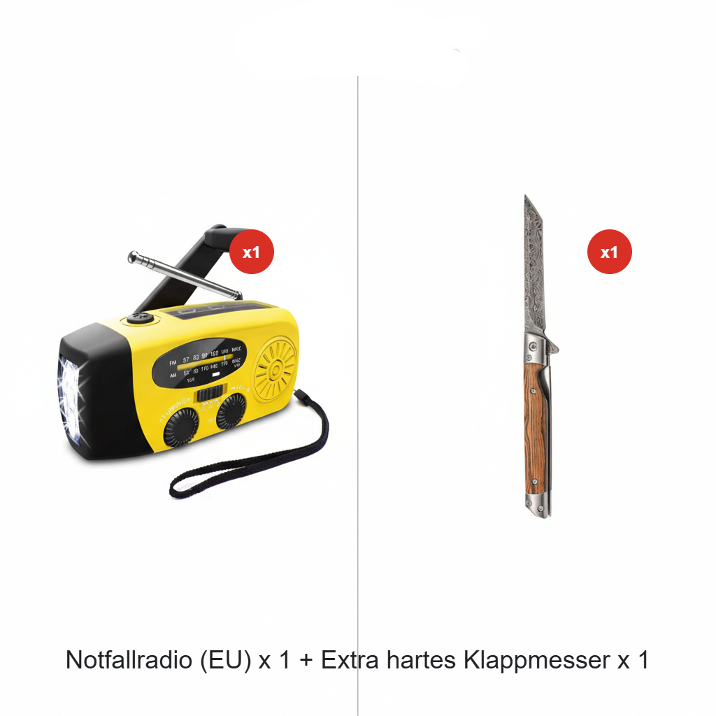 📻⚡【60% Rabatt】Solar-Kurbel Notfallradio – Mit Powerbank, Wetteralarm, USB & 7 Tage Akku. Wasserdicht & robust für Outdoor/Krise. 🌞🔋 Jetzt unschlagbares Angebot sichern!