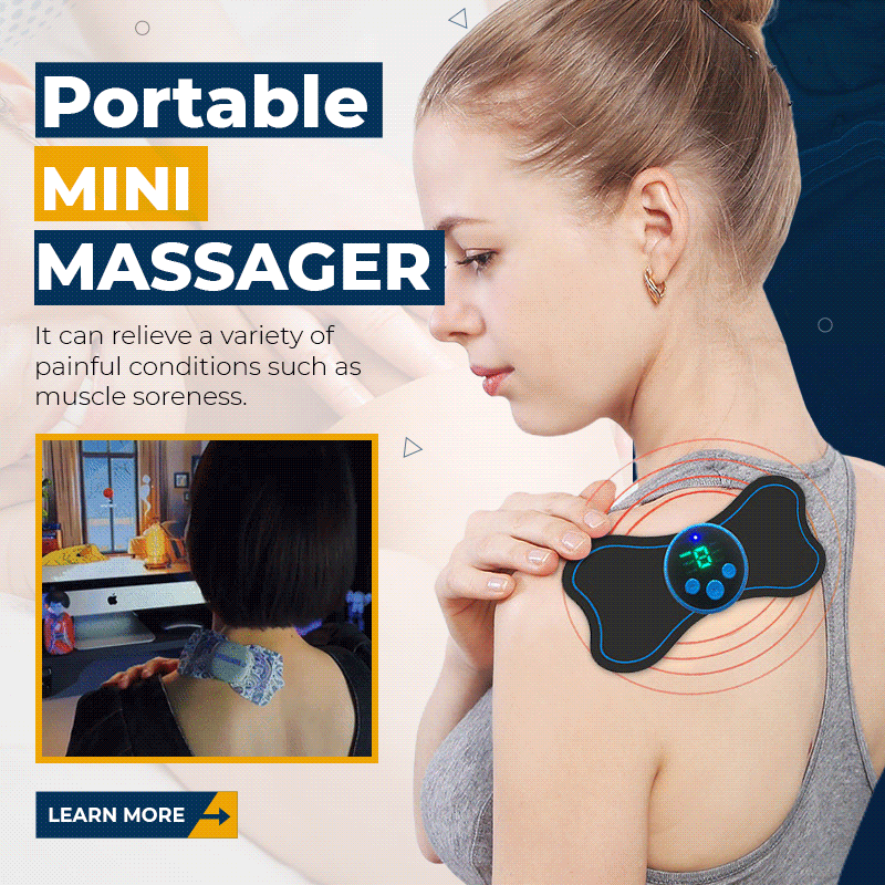 💆‍♂️✨ Tragbares Mini-Massagegerät – Entspannung für unterwegs 🔋💪 Akkubetrieben, kraftvoll & leise, ideal für Reise, Büro & Zuhause – lösen Sie Verspannungen gezielt.
