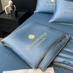 Sommermaschinenwaschbares Seiden-Sommerbettdeckenset, atmungsaktiv und komfortabel