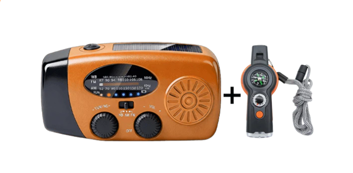 📻⚡【60% Rabatt】Solar-Kurbel Notfallradio – Mit Powerbank, Wetteralarm, USB & 7 Tage Akku. Wasserdicht & robust für Outdoor/Krise. 🌞🔋 Jetzt unschlagbares Angebot sichern!