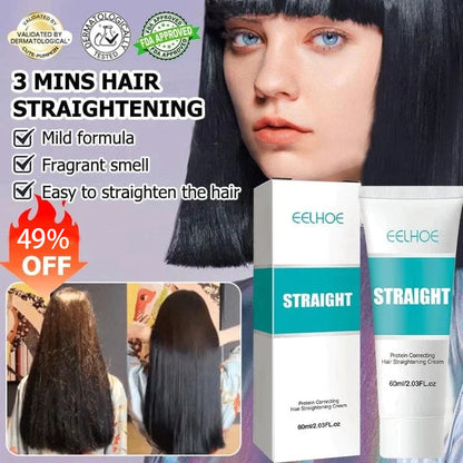 💆‍♀️ KAUFEN 3 ERHALTEN 2! ✨ Seiden- und Keratin-Haarglättungscreme - Professionelle Frizz-Kontrolle mit Hitzeschutz für Geschmeidiges & Glänzendes Haar bis zu 48H 🌟🧖‍♀️