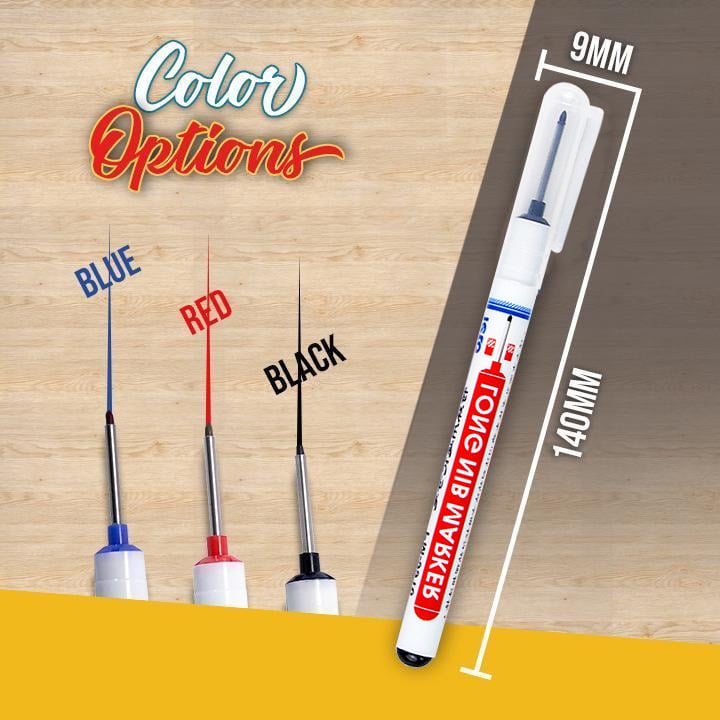 ✨🖋️ Precision Woodworking Pen with Extra-Long Tip ✨🔥 – Master Fine Details & Long-Lasting Use. Engineered for Accuracy, Built Sustainably. Your Go-To for Professional & Hobby Projects!