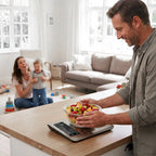 ⚖️📊 Küchenwaage digital – misst 19 Nährwerte & Kalorien per App, 5kg Edelstahl 🥗✅ für gesunde Ernährung & Gewichtsverlust