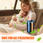 🚗✨ Auto-Duftspender mit Smart Start – Verwandelt Ihren Fahrzeuginnenraum sofort in eine Wohlfühloase! 🌿💧 5-stufige Nano-Zerstäubung, 300% intensivere Aromen – natürlich und anpassbar für jedes Auto. Elegantes Licht inklusive.