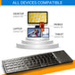 ⌨️📱 Ultradünne faltbare Mini-Bluetooth-Tastatur ✨⚡ – kabellos, leise, ideal für Tablet & Laptop, perfekt für Home-Office & Business-Reisen, klappbar & stylisch