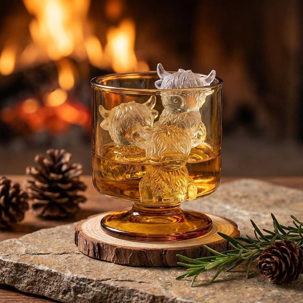 🐰🐮 3D Highland-Cow Eiswürfelform 🧊🎁 Kreative Silikonform für charaktervolle Drinks, Partys & besondere Geschenke – 50% Oster-Special sichern!