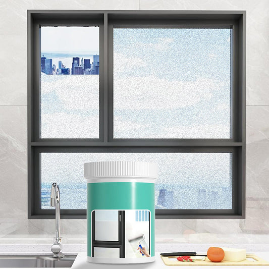 ❄️🎨 Transparente Frostglasfarbe auf Wasserbasis – bis zu 50 % sparen！ Umbringen Sie Privatsphäre & Stil，einfach abwischbar und umweltfreundlich. ✨