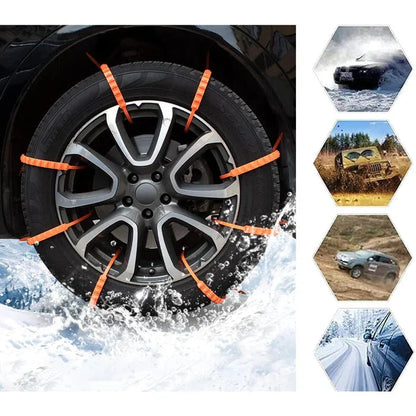 🚗❄️ Rutschfeste Schneeketten – Perfekter Halt bei Eis & Schnee! 🔒👌 Sicheres Fahren, einfache Montage. Ihr Winter-Plus an Sicherheit.