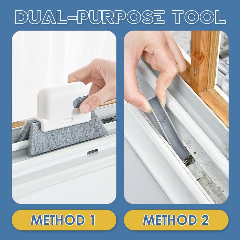 ✅🏠 2-in-1 Fensterbank Nut Bürste – Flexible Reinigung für Deadend & Schmalste Spalten 🧹✨ Effektiv, langlebig, passgenau – saubere Fugen ohne Rückstände