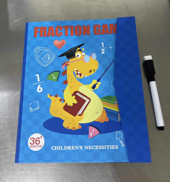 🧩🎨 Magnetisches Bruchpuzzle für Kinder – Entwickelt Feinmotorik & Lernspaß ✨🛡️ Sicher und langlebig für kreative Entdeckungen