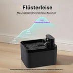 🐾💧 Kabelloser, geräuscharmer Katzenbrunnen 2,2L mit Bewegungssensor 🚰🐱 Batteriebetriebener Trinkbrunnen für Hunde & Katzen. Fördert die Wasseraufnahme, ideal für Haushalte mit mehreren Haustieren. Einfache Reinigung.