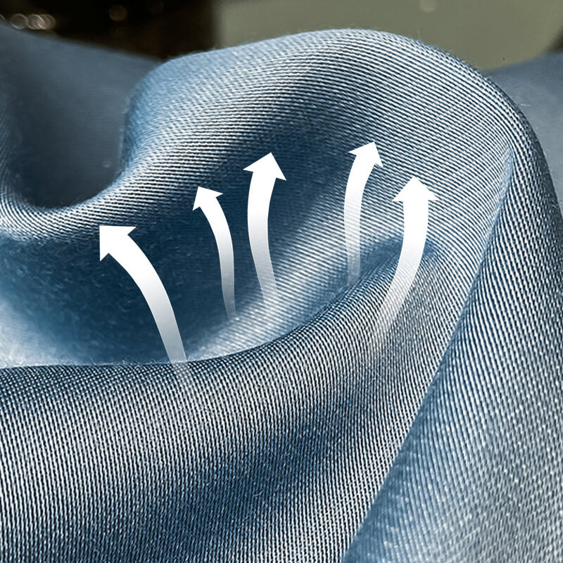 Sommermaschinenwaschbares Seiden-Sommerbettdeckenset, atmungsaktiv und komfortabel