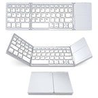 ⌨️📱 Ultradünne faltbare Mini-Bluetooth-Tastatur ✨⚡ – kabellos, leise, ideal für Tablet & Laptop, perfekt für Home-Office & Business-Reisen, klappbar & stylisch