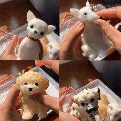 Niedliches Hunde-Anti-Stress-Squeeze-Spielzeug