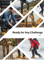 🔄🔄Herren-Outdoor-Arbeitsschuhe mit drehbarem Schnallverschluss 👞👞 Wasserdicht 💦, rutschhemmend 🚶‍♂️, bequem, atmungsaktiv 🌬️