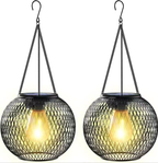 🌞💎 -50% Retro Solar-Hängelampe 💡✨ IP65 wasserdicht, 12h Leuchtdauer, umweltfreundlich für Garten & Terrasse