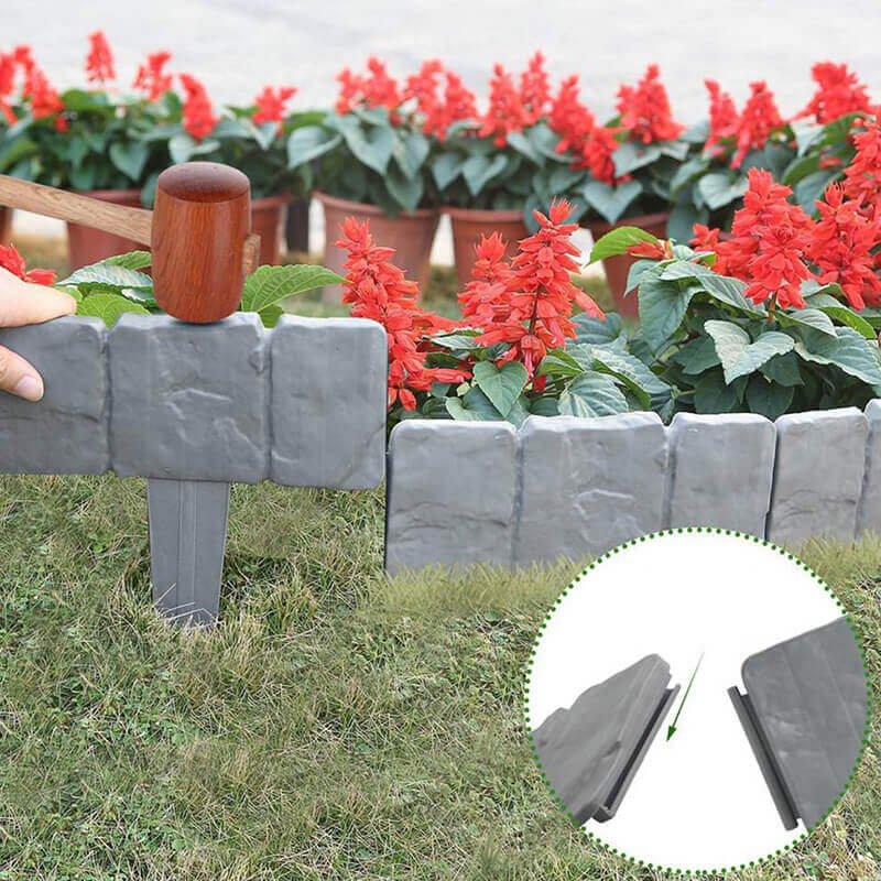 🌿🏡 Kunststein-Gartenzaun – 50% Rabatt! 🎯🔒 Wetterschutz, langlebig, einfache Montage. Perfekt für Sichtschutz, Grundstücksgrenze & moderne Gartengestaltung. Jetzt sparen!