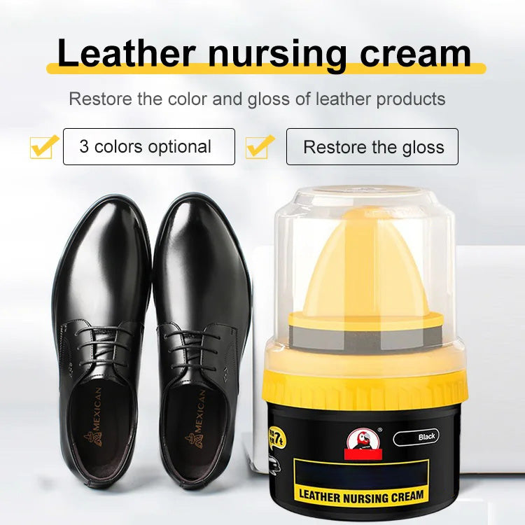 👞👞 KAUF 1 ERHALT 1 KOSTENLOS! ✨✨ FLÜSSIGE LEDERREPARATURCREME - Entfernt Kratzer & Auffrischt Farben, Pflegt Tiefenwirksam Schuhe & Taschen, Inklusive Applikator 🧽✨