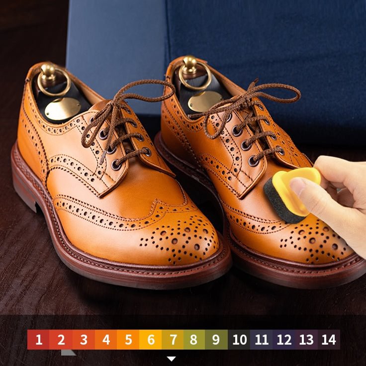 👞👞 KAUF 1 ERHALT 1 KOSTENLOS! ✨✨ FLÜSSIGE LEDERREPARATURCREME - Entfernt Kratzer & Auffrischt Farben, Pflegt Tiefenwirksam Schuhe & Taschen, Inklusive Applikator 🧽✨
