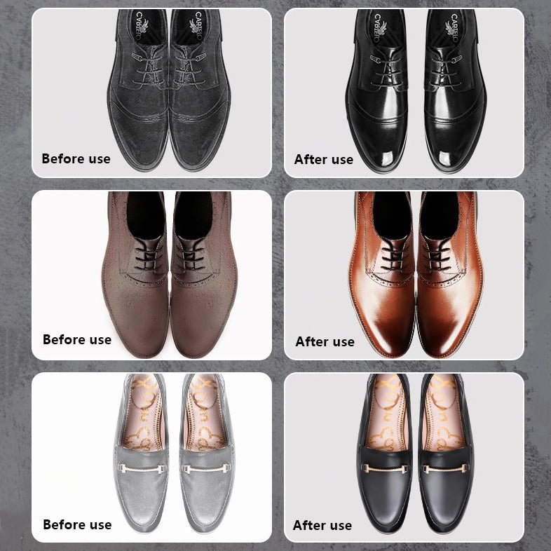 👞👞 KAUF 1 ERHALT 1 KOSTENLOS! ✨✨ FLÜSSIGE LEDERREPARATURCREME - Entfernt Kratzer & Auffrischt Farben, Pflegt Tiefenwirksam Schuhe & Taschen, Inklusive Applikator 🧽✨