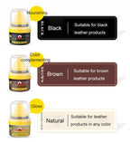 👞👞 KAUF 1 ERHALT 1 KOSTENLOS! ✨✨ FLÜSSIGE LEDERREPARATURCREME - Entfernt Kratzer & Auffrischt Farben, Pflegt Tiefenwirksam Schuhe & Taschen, Inklusive Applikator 🧽✨