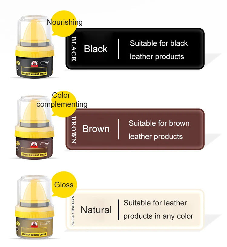 👞👞 KAUF 1 ERHALT 1 KOSTENLOS! ✨✨ FLÜSSIGE LEDERREPARATURCREME - Entfernt Kratzer & Auffrischt Farben, Pflegt Tiefenwirksam Schuhe & Taschen, Inklusive Applikator 🧽✨