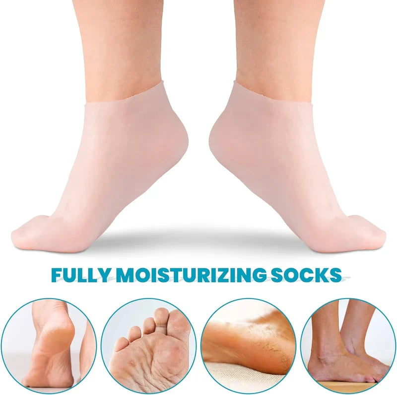 🌟 Perfekte Füßepflege: Feuchtigkeitsspendende Silikonsocken zum Verlieben!