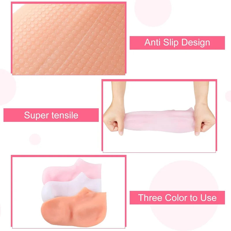 🌟 Perfekte Füßepflege: Feuchtigkeitsspendende Silikonsocken zum Verlieben!