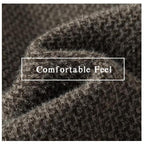 Herren-Oberteil mit Rundhalsausschnitt, warm, gemütlich, gefüttert