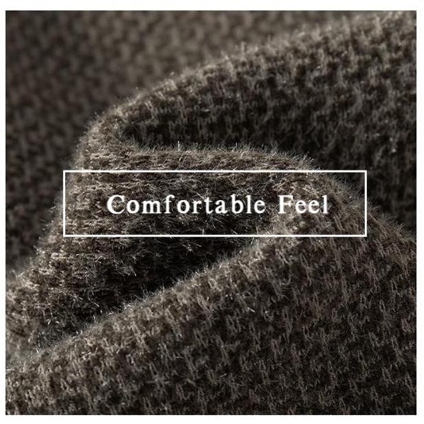 Herren-Oberteil mit Rundhalsausschnitt, warm, gemütlich, gefüttert