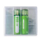 🔋Große Kapazität und umweltfreundlich Wiederaufladbare Batterien