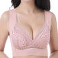 🔥Heißer Verkauf 49 % RABATT🔥Plus-Size-Komfort-BH aus Spitze mit kabelloser Stützfunktion