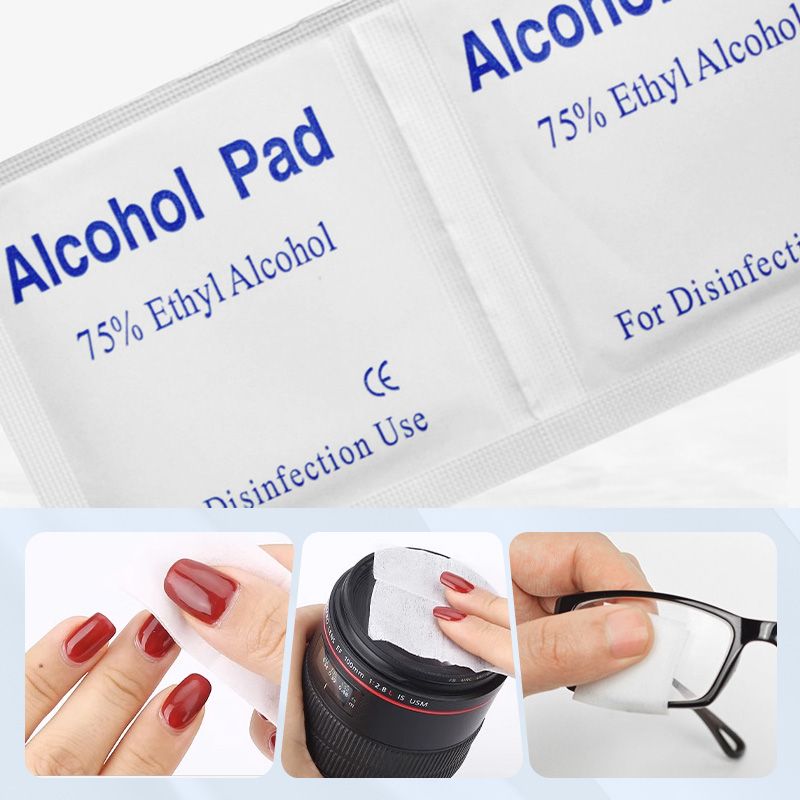 Einweg-Alkoholtupfer mit 75%igem Ethylalkohol