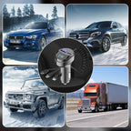 Schnelllade-Autoladegerät mit 3-in-1-Ladekabel