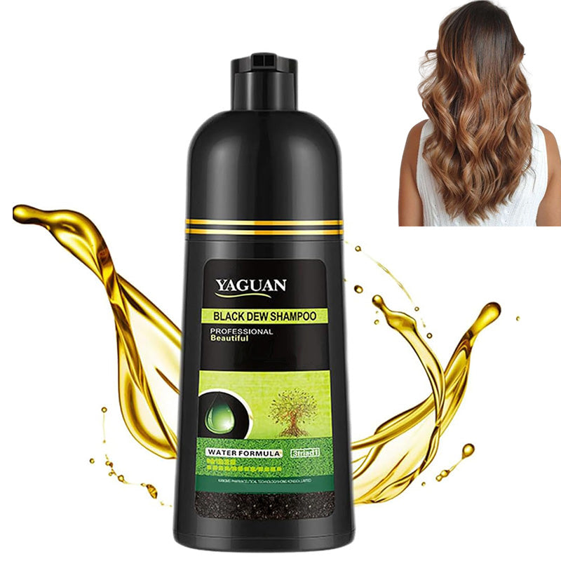 Shampoo zum Färben grauer Haare auf pflanzlicher Basis