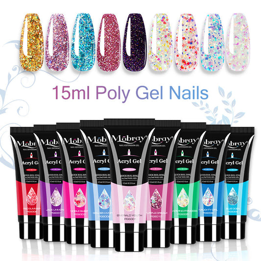 Poly Nail Gel für schnelle Nagelverlängerung