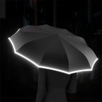 🌧️🌞51% Rabatt🌂🌂Reflektierender Sicherheitsstreifen Ringschnalle Regenschirm