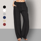 🔥👗LETZTER TAG – 49% OFF Bequeme Leinen-Baumwoll-Hosen für Damen, luftig & elegant ☀️🌿 Perfekt für Sommer, Homeoffice & Reisen – atmungsaktiv, weite Bein-Passform