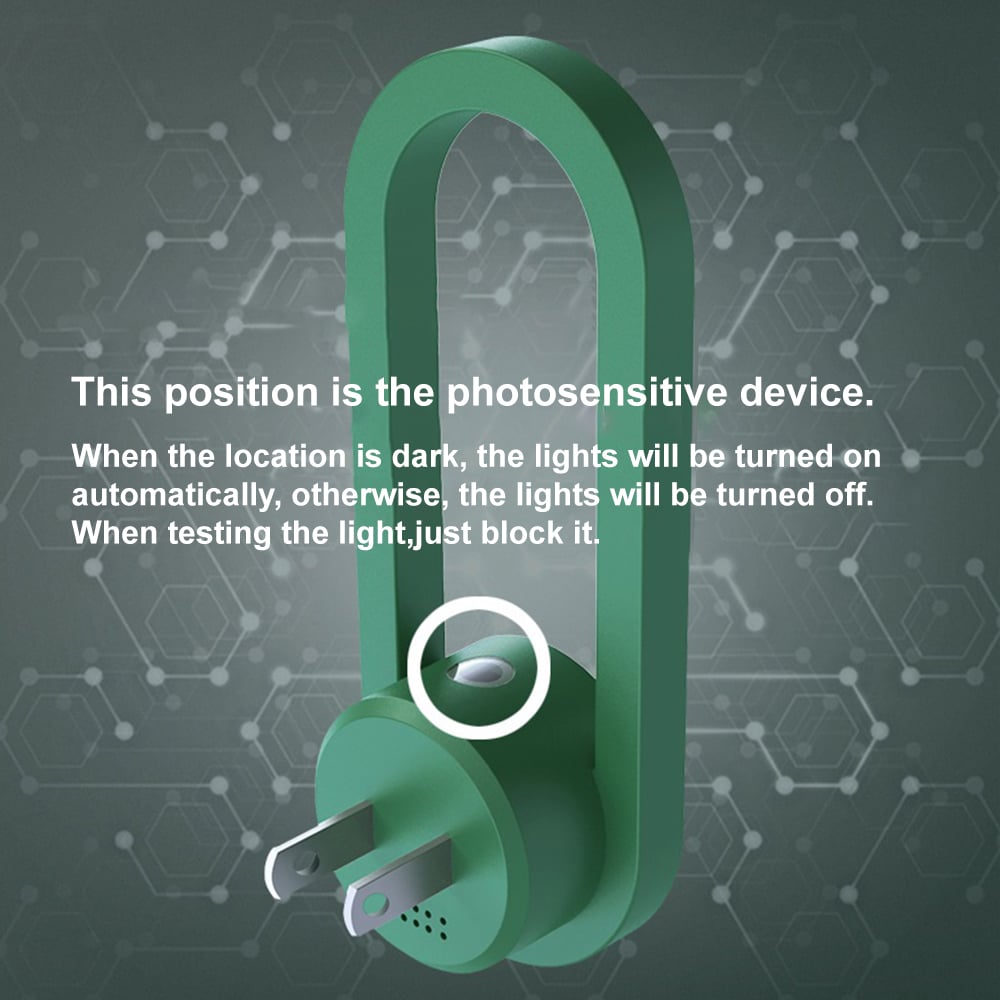 2024 Latest Frequency Conversion Ultrasonic Mosquito Killer with LED Sleeping Light