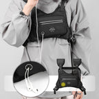 Leichte, atmungsaktive Sportbrusttasche mit mehreren Taschen