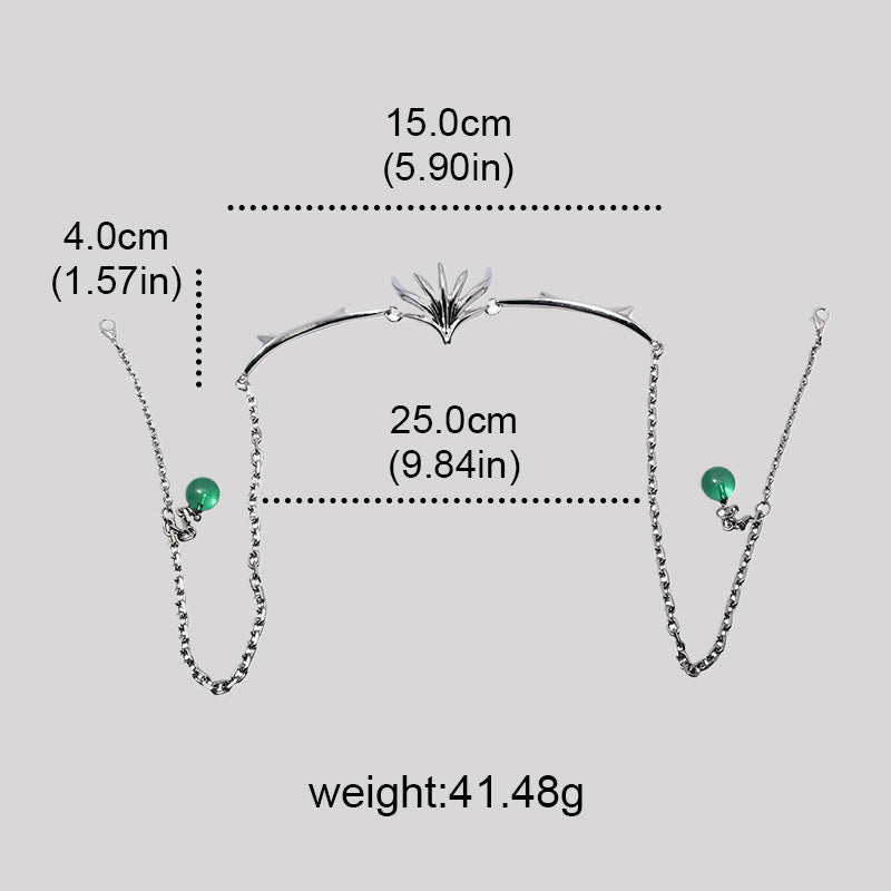 Mechanisches Alien-Gesichtsdekor