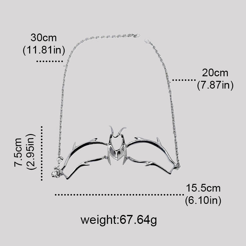 Mechanisches Alien-Gesichtsdekor