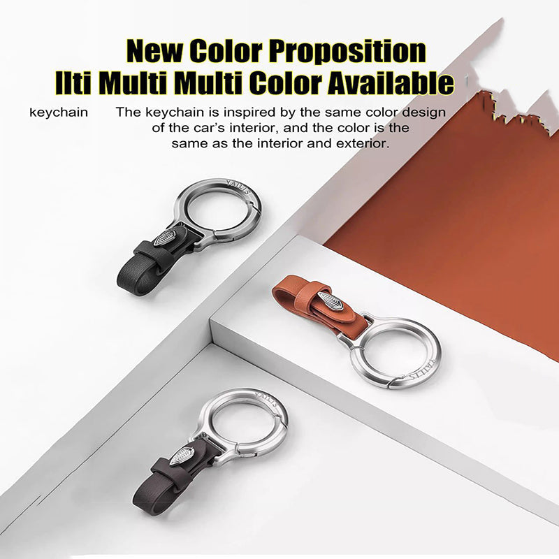 📌📌Upgrade für Ihre Schlüssel - Kaufe eins, bekomme eins gratis🛡️🛡️Der elegante PU-Leder Schlüsselanhänger