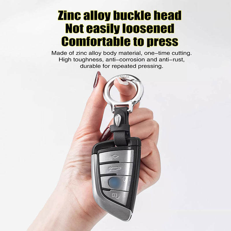 📌📌Upgrade für Ihre Schlüssel - Kaufe eins, bekomme eins gratis🛡️🛡️Der elegante PU-Leder Schlüsselanhänger