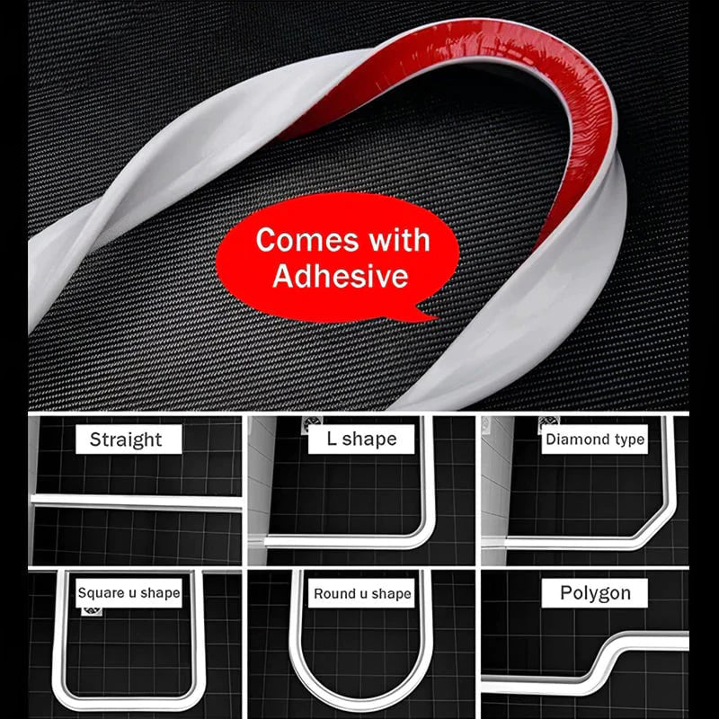 Selbstklebende Duschwassersperre