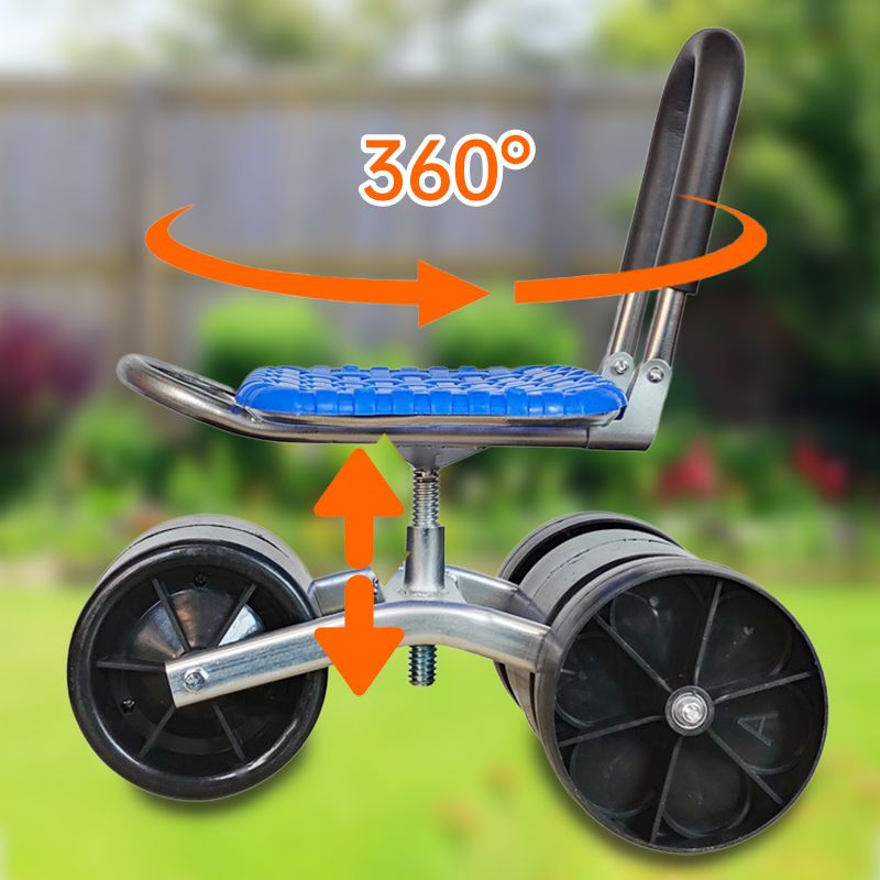 Um 360° verstellbarer, drehbarer Gartenwagen