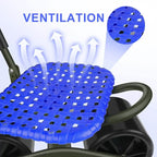 Um 360° verstellbarer, drehbarer Gartenwagen